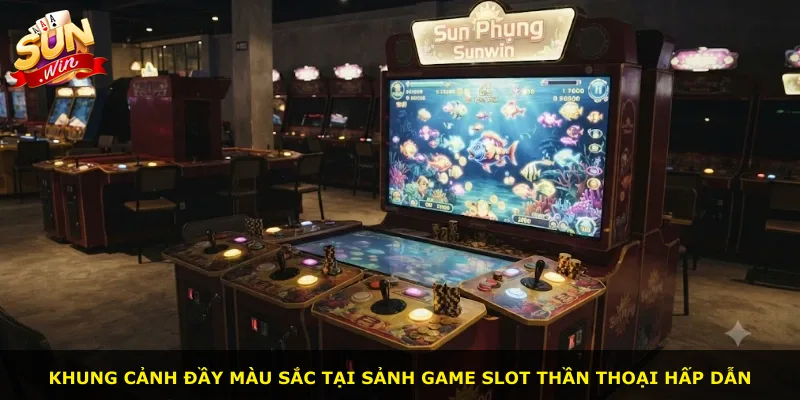 Khung cảnh đầy màu sắc tại sảnh game slot thần thoại hấp dẫn
