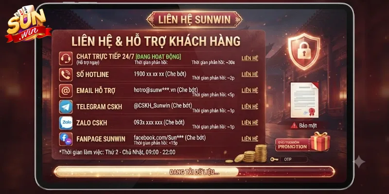 Liên Hệ Sunwin Nhanh Chóng Để Được Hỗ Trợ Tận Tình Mọi Thắc Mắc