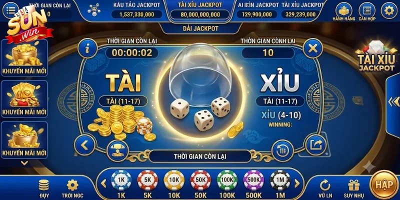Tài Xỉu MD5 Sunwin Trải Nghiệm Cực Cuốn Với Tỉ Lệ Thưởng Hấp Dẫn
